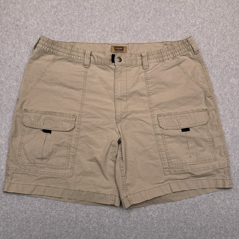 The Foundry Supply Co. Comfort Stretch Cargo Shorts Men's 44‎ Hiking (Tag48)